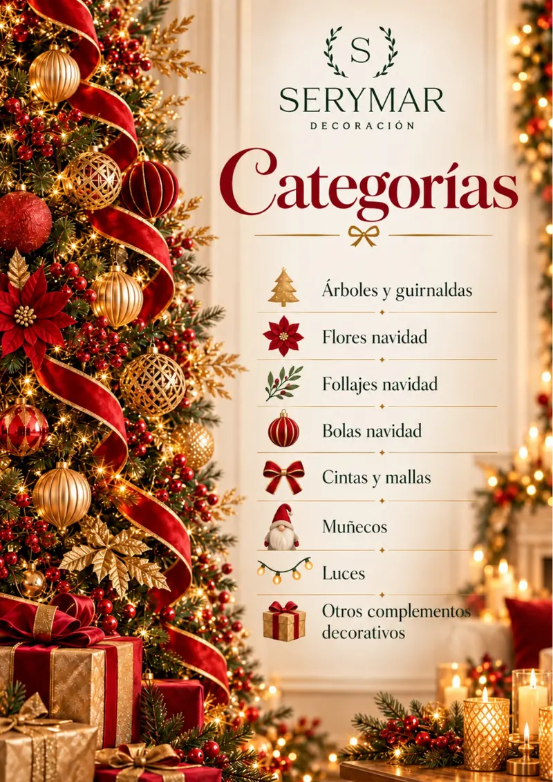 Categorías — página 2 del Catálogo Navidad 2026 de SERYMAR Decoración