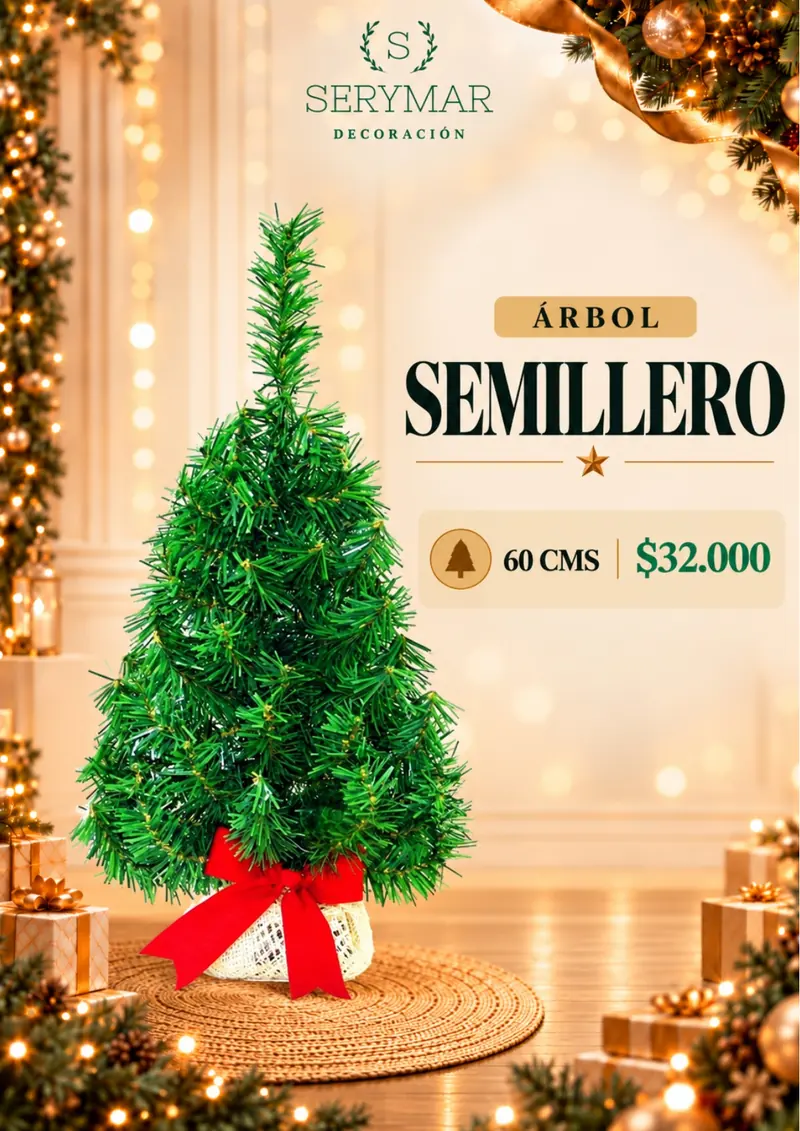 Árbol Semillero — página 5 del Catálogo Navidad 2026 de SERYMAR Decoración