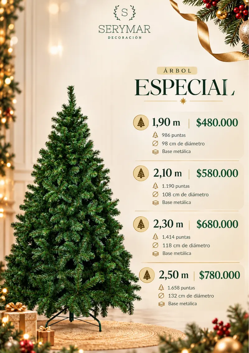 Árbol Especial — página 14 del Catálogo Navidad 2026 de SERYMAR Decoración