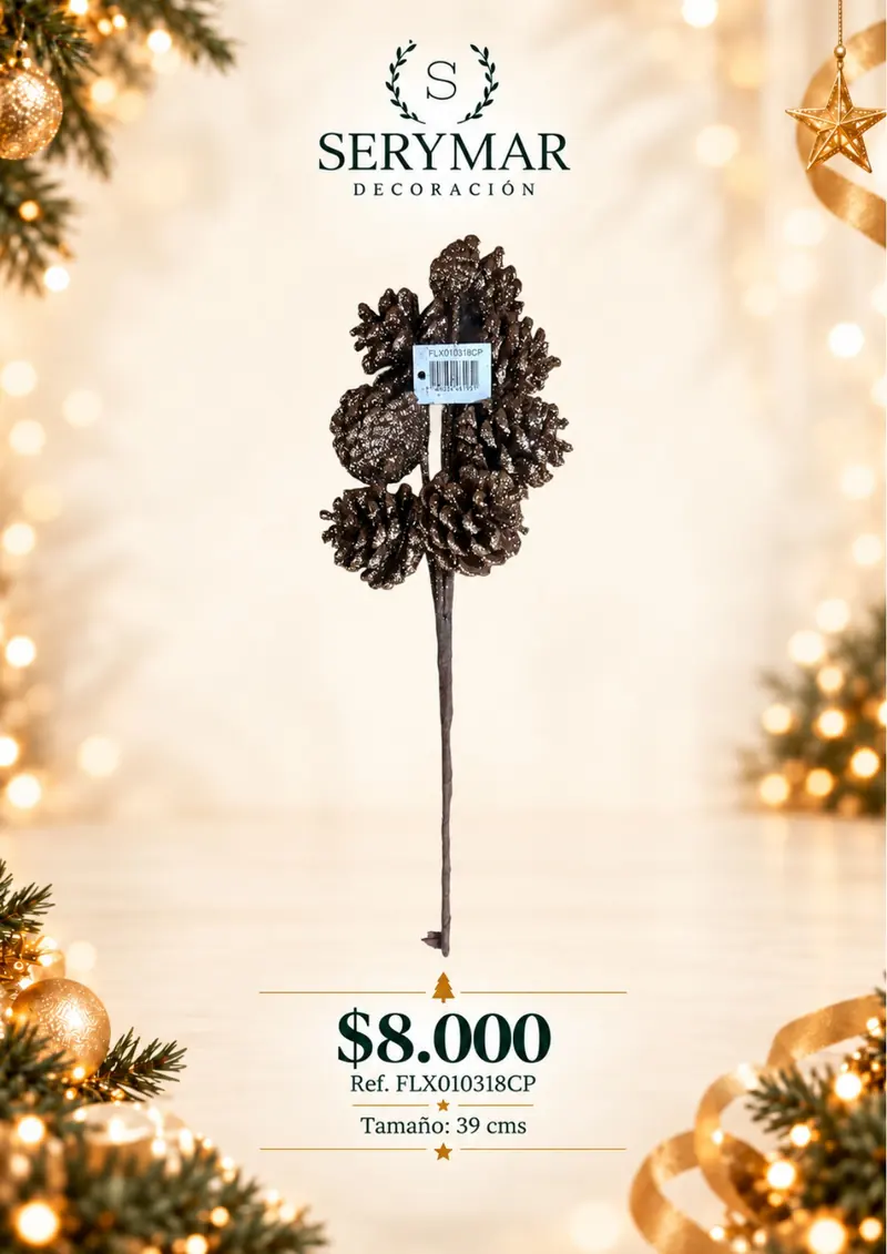 Follajes de Navidad · Ref. FLX010318CP — página 88 del Catálogo Navidad 2026 de SERYMAR Decoración