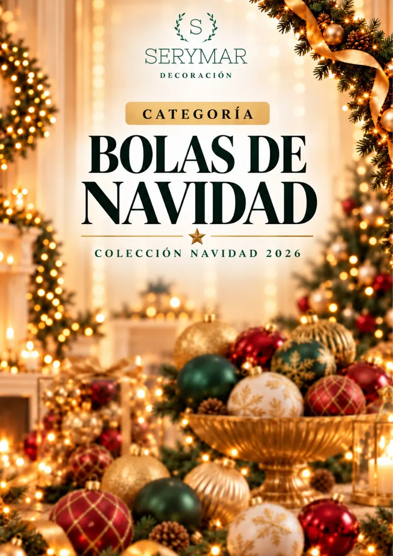 Bolas de Navidad — página 96 del Catálogo Navidad 2026 de SERYMAR Decoración