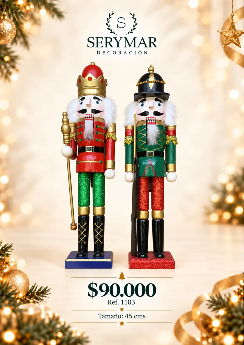 Muñecos y figuras · Ref. 1103 — página 135 del Catálogo Navidad 2026 de SERYMAR Decoración