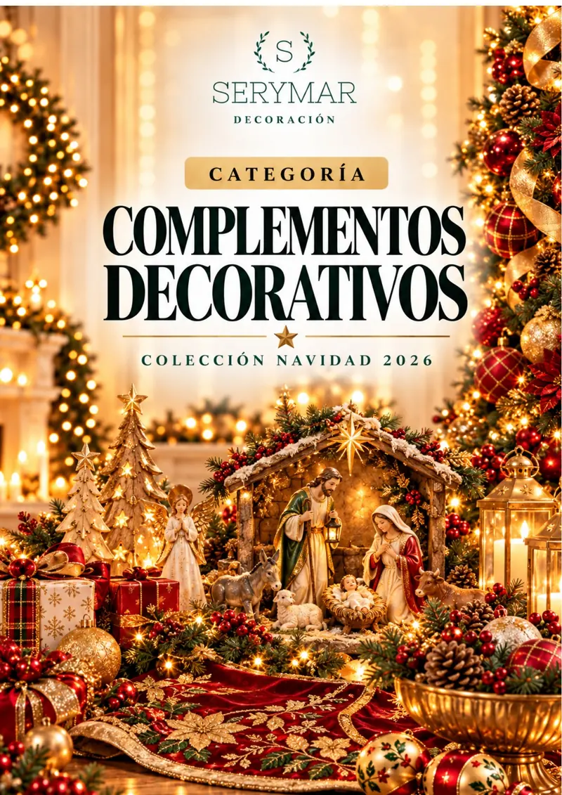 Complementos decorativos — página 143 del Catálogo Navidad 2026 de SERYMAR Decoración
