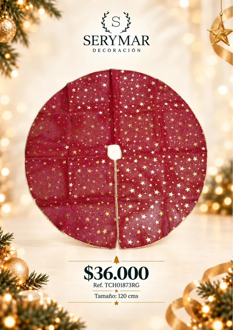 Complementos decorativos · Ref. TCH01873RG — página 144 del Catálogo Navidad 2026 de SERYMAR Decoración
